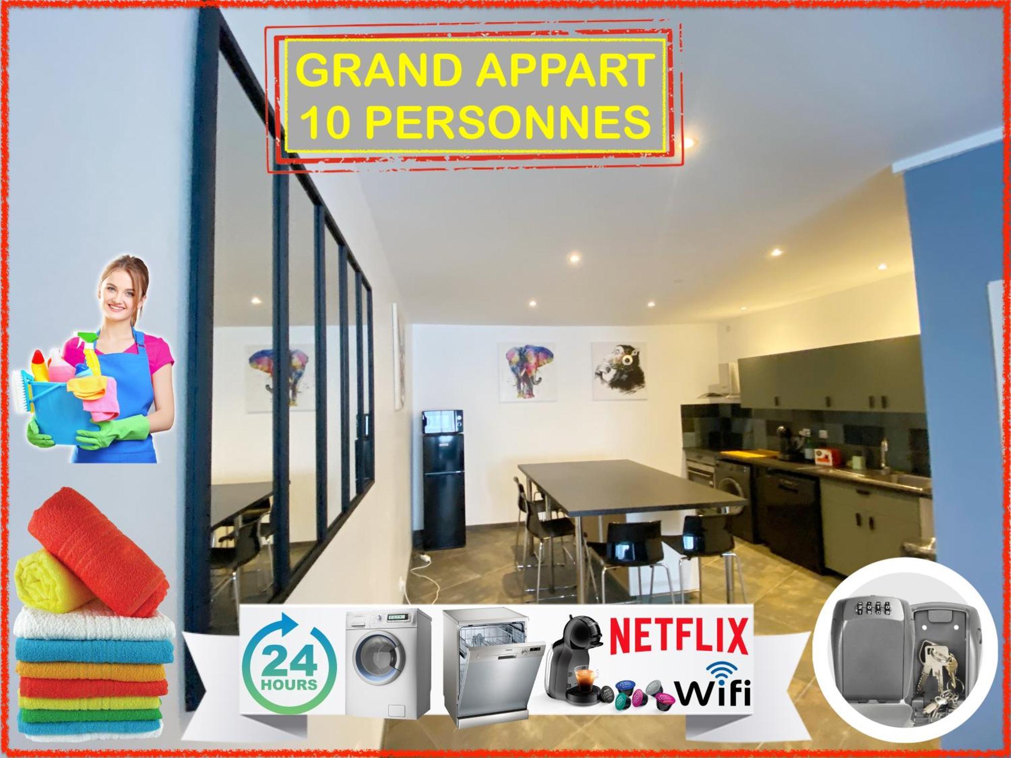 021 Chic & Cosy Grand Appart 84M2 Hypercentre Wifi Smart Tv Netflix Vila Velha Exterior foto